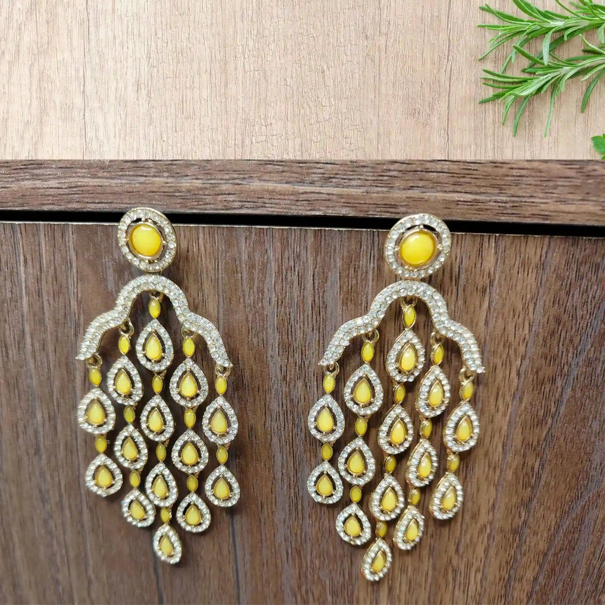 ISHAANI DANGLERS (YELLOW)