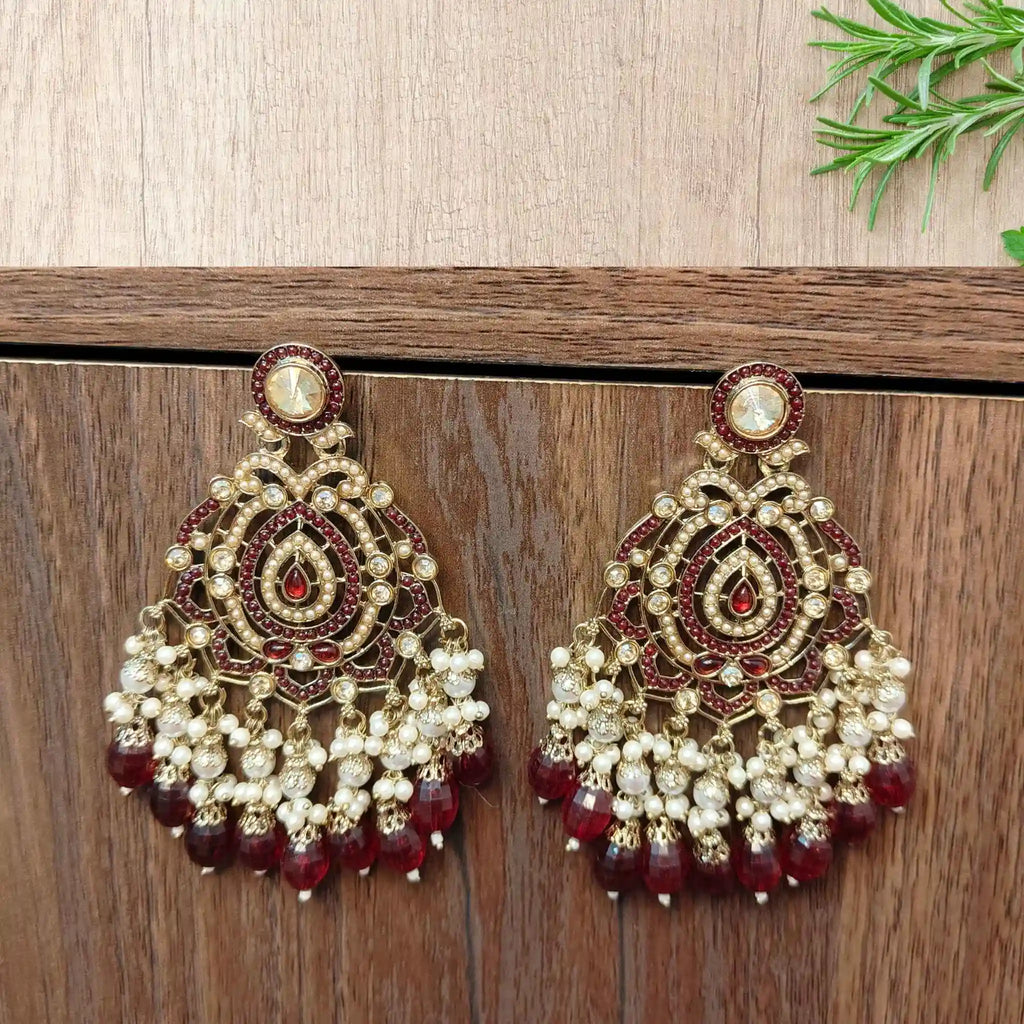 AASHVIKA KUNDAN CHANDBALIS (MAROON)