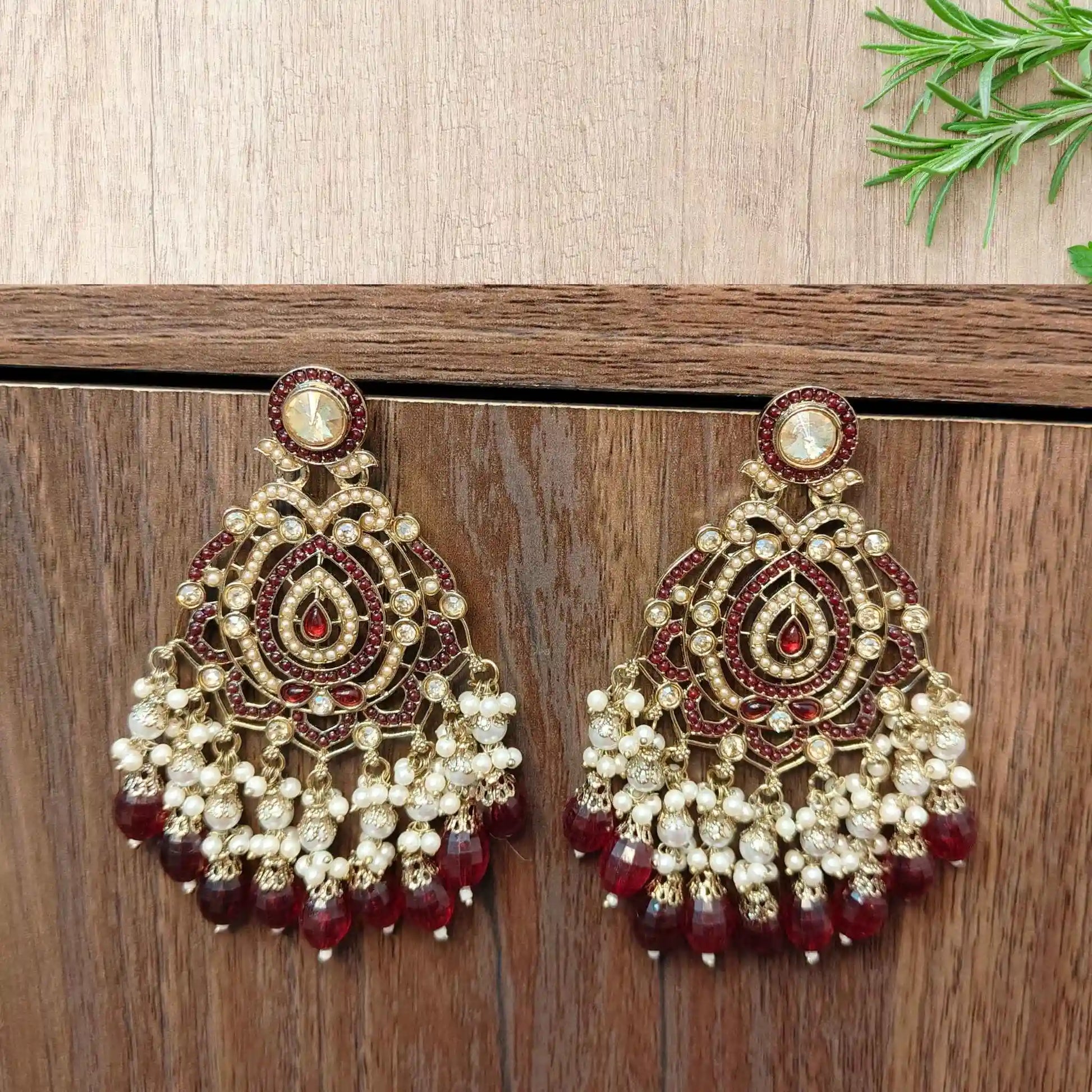 AASHVIKA KUNDAN CHANDBALIS (MAROON)