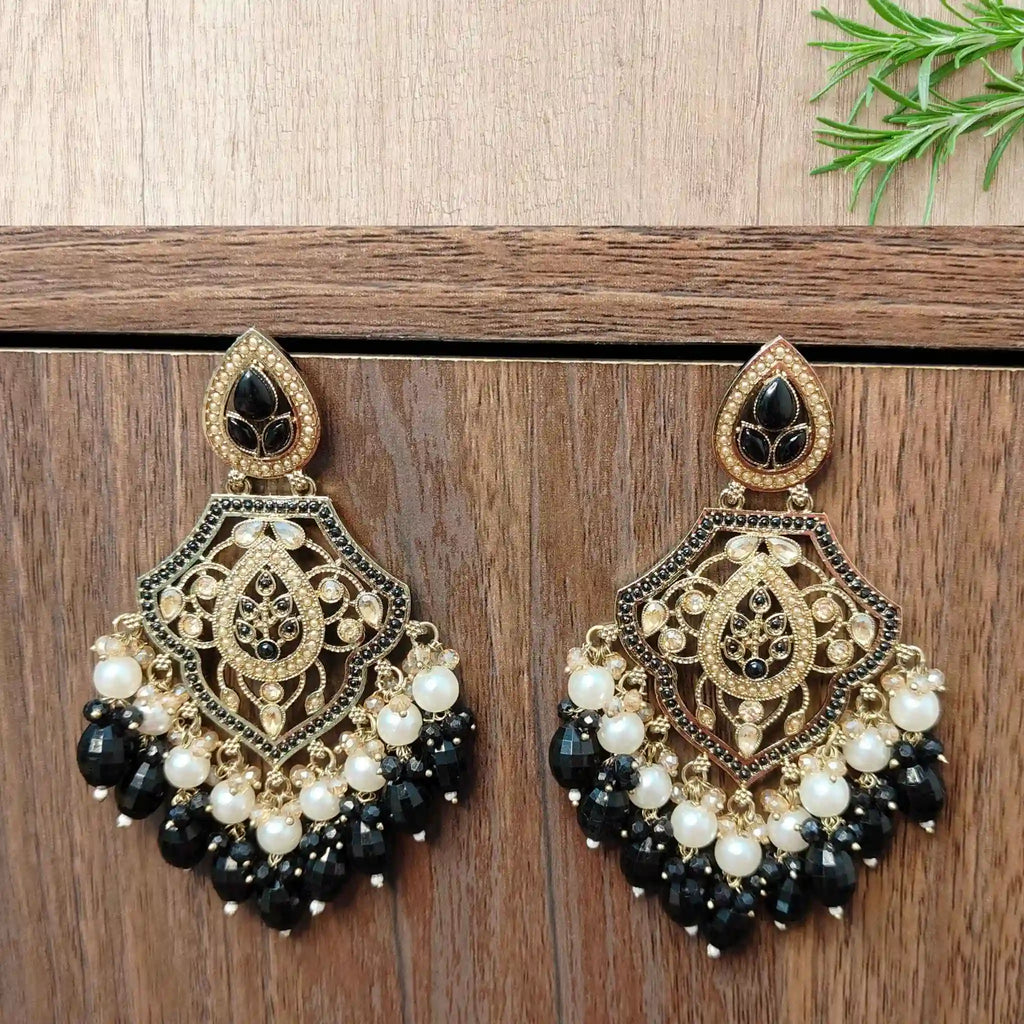 AFSANA KUNDAN CHANDBALIS (BLACK)