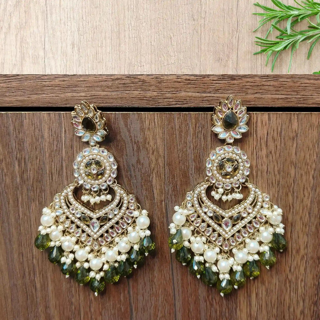 ANIKA KUNDAN CHANDBALIS (MEHNDI GREEN)