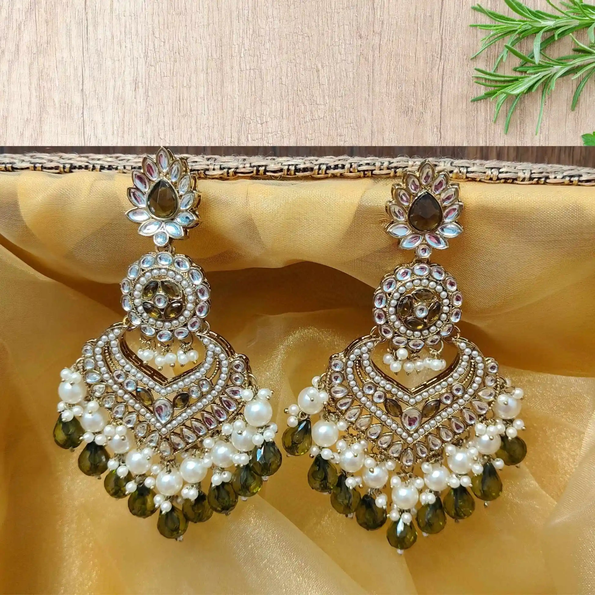 ANIKA KUNDAN CHANDBALIS (MEHNDI GREEN)