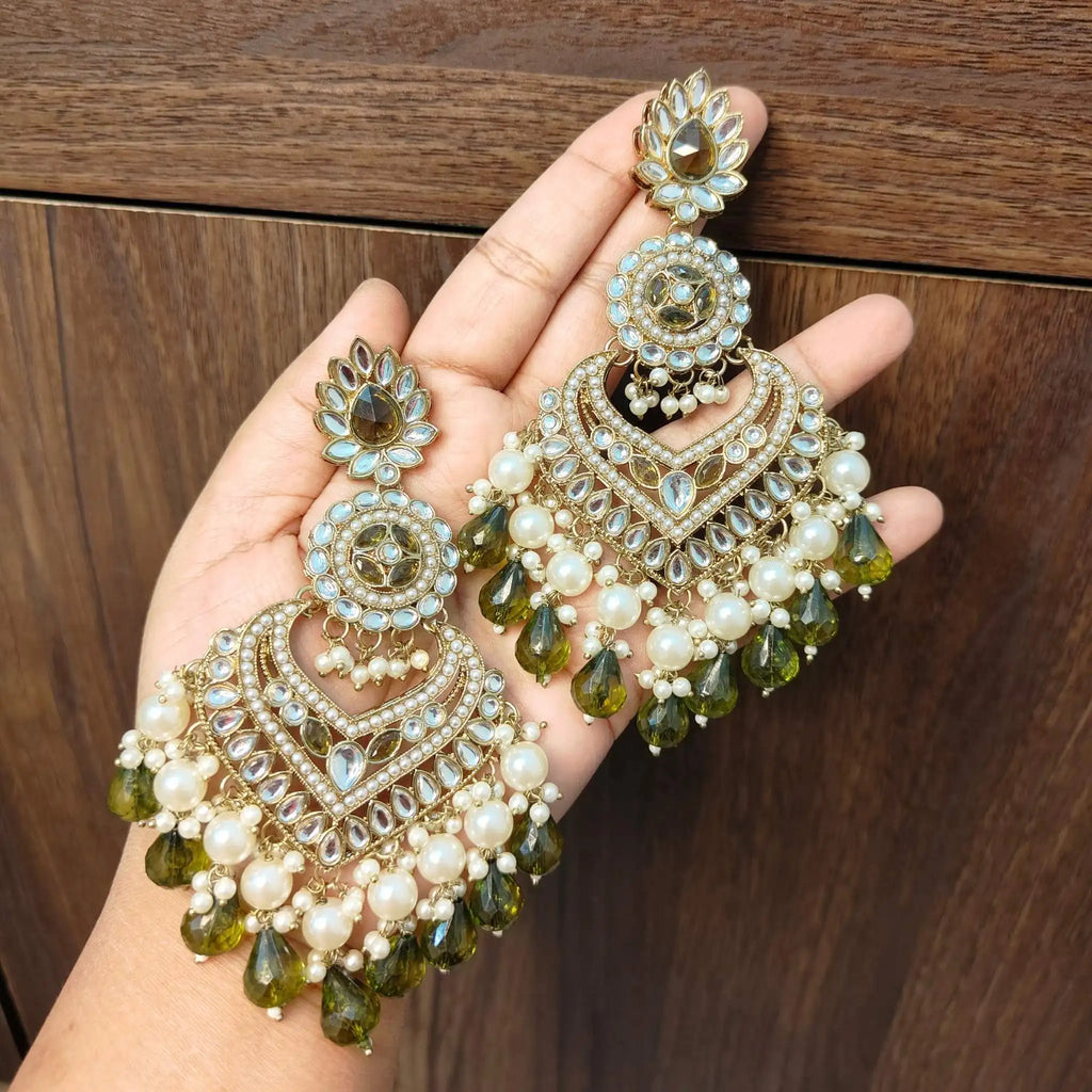 ANIKA KUNDAN CHANDBALIS (MEHNDI GREEN)