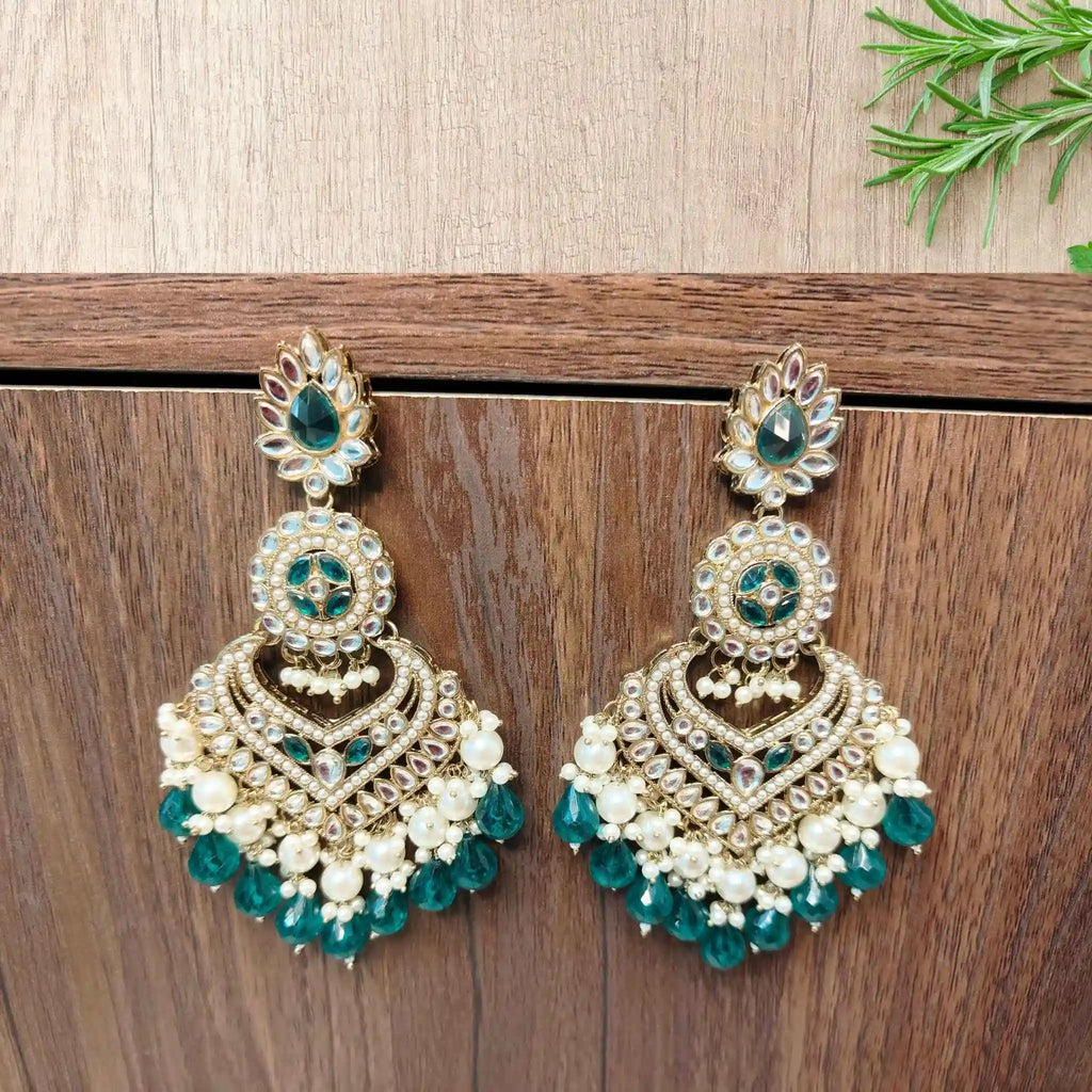 ANIKA KUNDAN CHANDBALIS (GREEN)