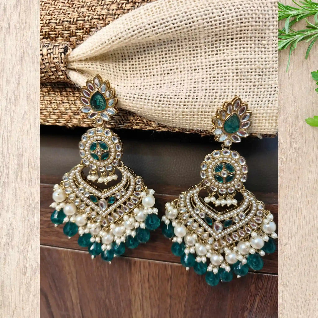 ANIKA KUNDAN CHANDBALIS (GREEN)