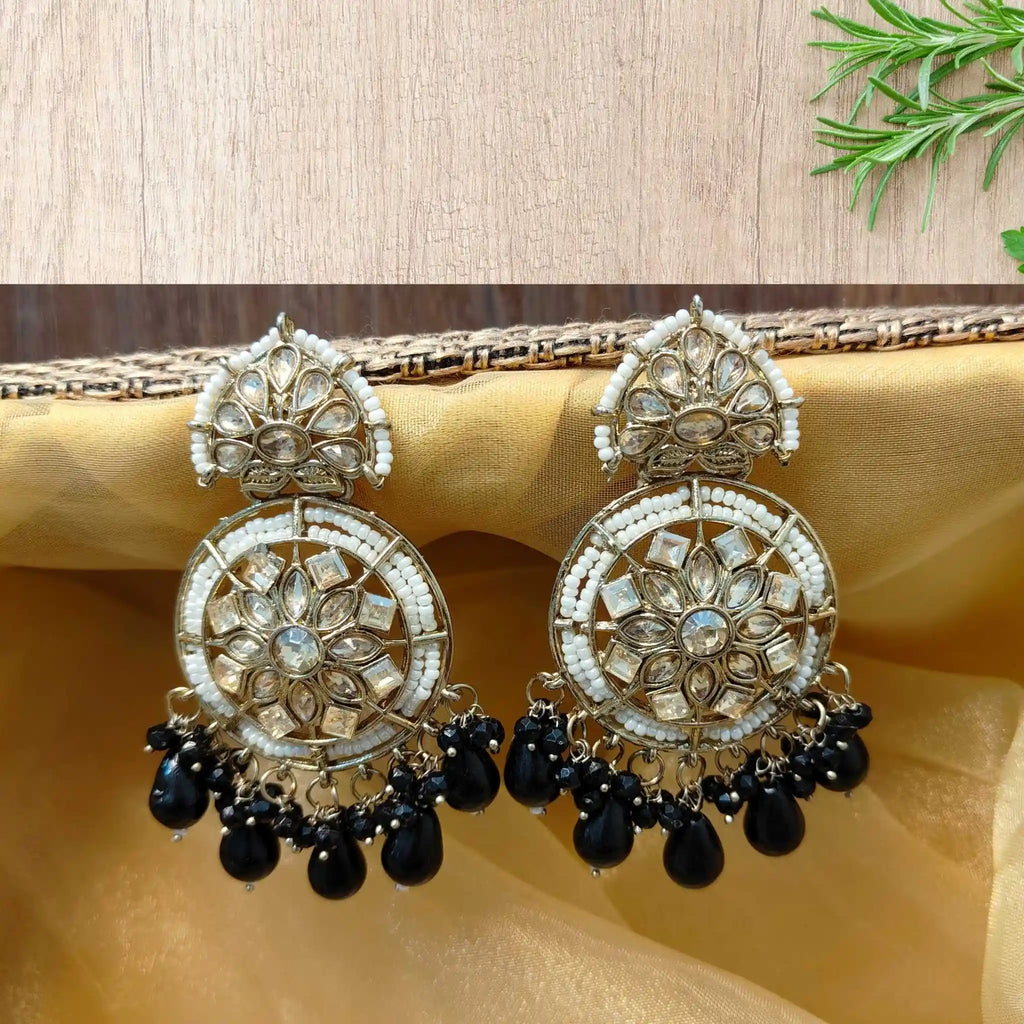 BRISHTI KUNDAN CHANDBALIS (BLACK)