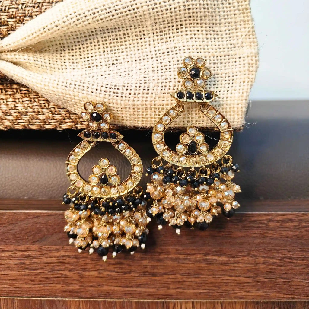 KASHVI KUNDAN CHANDBALIS (BLACK)