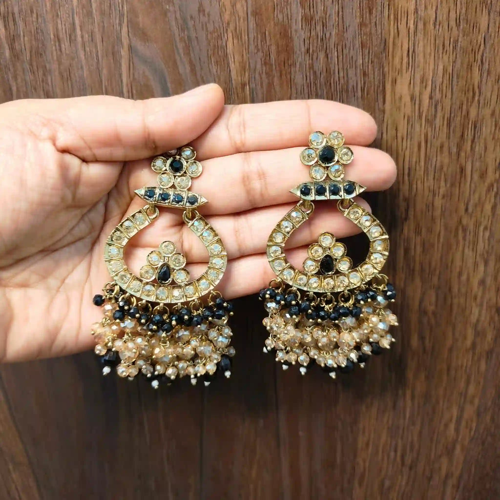KASHVI KUNDAN CHANDBALIS (BLACK)