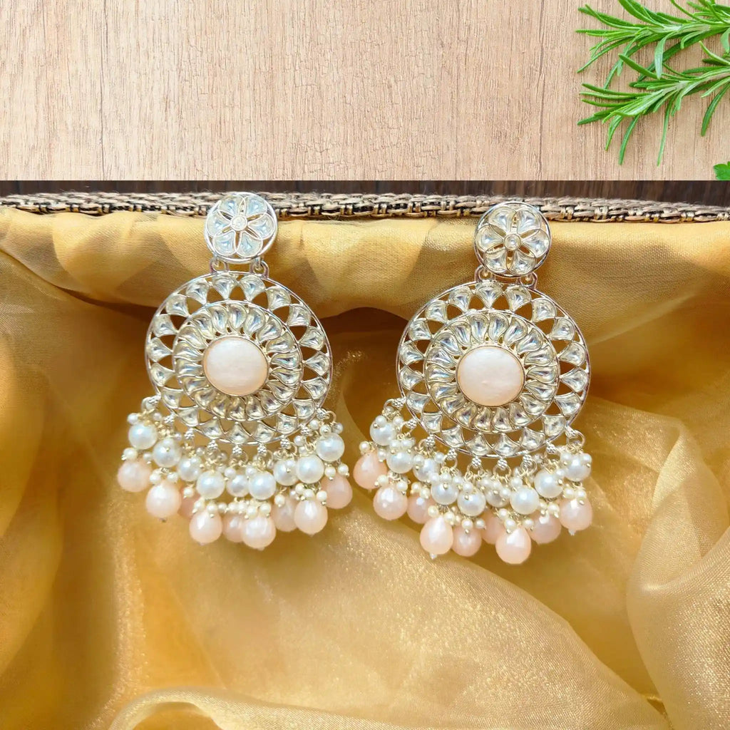 NISHKA KUNDAN CHANDBALIS (PEACH)