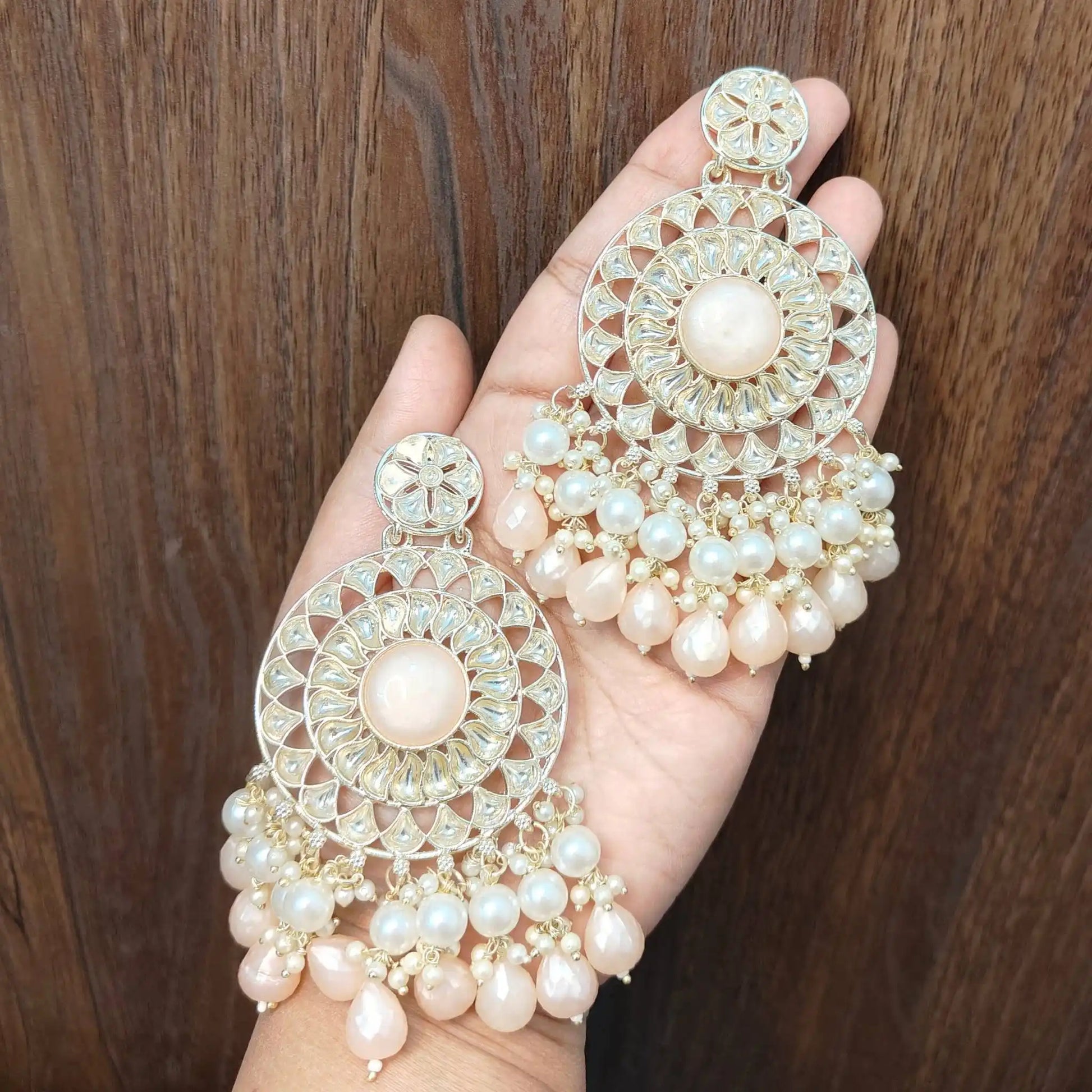 NISHKA KUNDAN CHANDBALIS (PEACH)