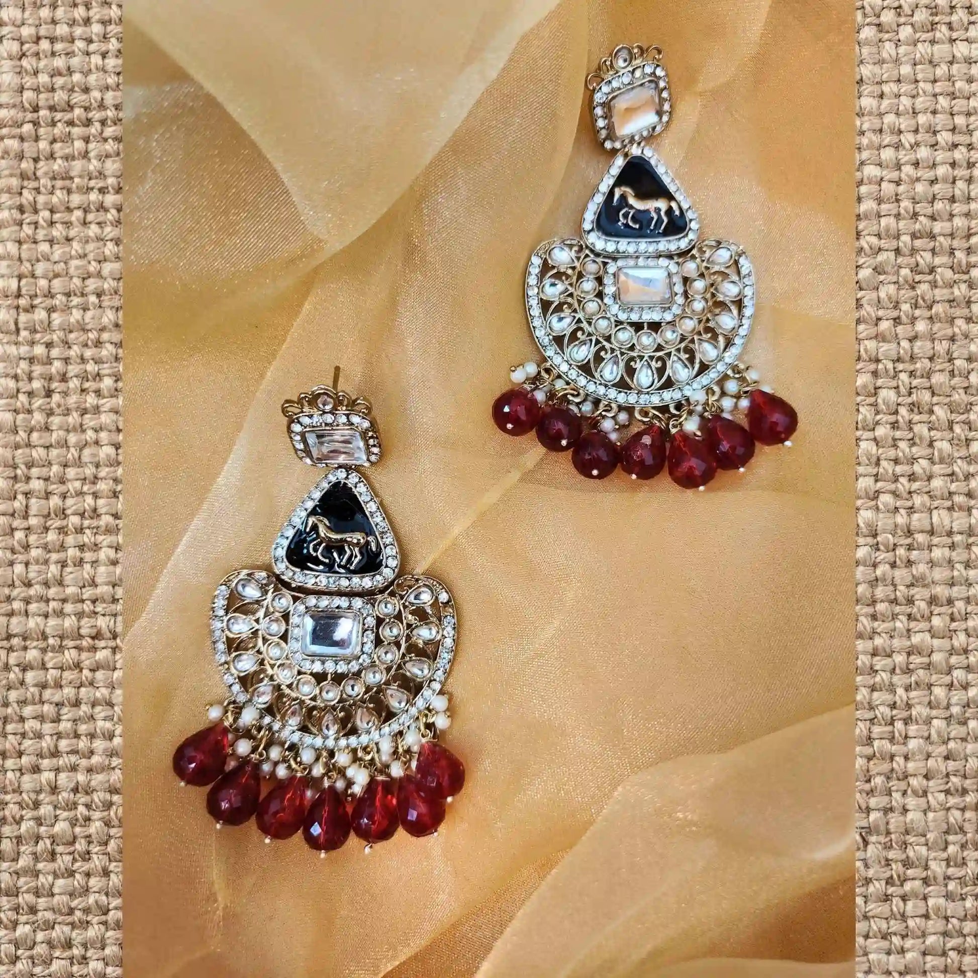 PRAKRITI KUNDAN CHANDBALIS (MAROON)