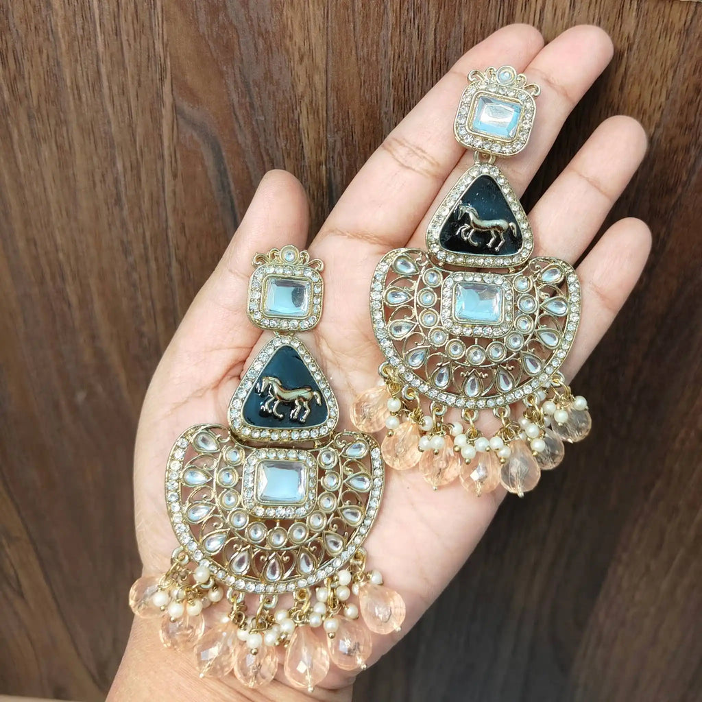 PRAKRITI KUNDAN CHANDBALIS (PEACH)